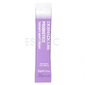 FarmStay Dermacube Probiotics Therapy Night Cream - Ночной крем для лица с пробиотиками, 4 мл