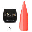 Edlen Professional French Rubber Base №008 - Камуфлирующая база для гель-лака (персиковый, эмаль), 30 мл