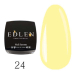 Фото 1 - Edlen Professional French Rubber Base №024 - Камуфлююча база для гель-лаку (ніжно-жовта, емаль), 30 мл