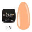 Edlen Professional French Rubber Base №025 - Камуфлирующая база для гель-лака (нежно-оранжевая, эмаль), 30 мл
