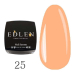 Фото 1 - Edlen Professional French Rubber Base №025 - Камуфлююча база для гель-лаку (ніжно-помаранчева, емаль), 30 мл