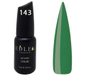 Гель-лак Edlen Professional №143 (насичений зелений, емаль), 9 мл