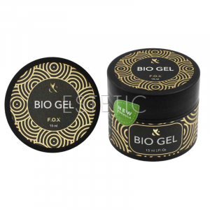F.O.X Bio Gel (3in1 Base/Top/Builder) - Прозорий біо-гель для укріплення нігтів, 15 мл