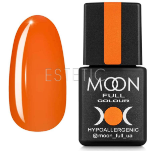 MOON FULL Barbie Color Rubber Base №006 Кольорове базове покриття (помаранчевий, емаль), 8 мл