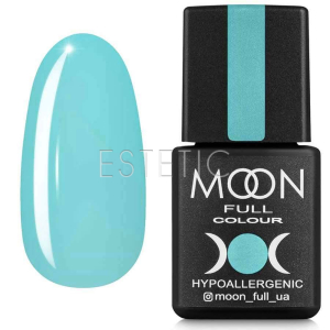 MOON FULL Barbie Color Rubber Base №007 Кольорове базове покриття (бірюзовий, емаль), 8 мл