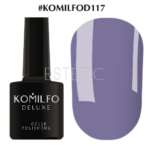 Гель-лак Komilfo Deluxe Series №D117 (приглушенный, светло-синий, эмаль), 8 мл