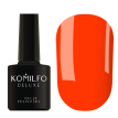 Гель-лак Komilfo Kaleidoscopic Collection K006 (морквяно-червоний, неоновий), 8 мл