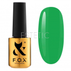 Гель-лак F.O.X DOUBLEMINT №001 (сочный зеленый, эмаль), 7 мл
