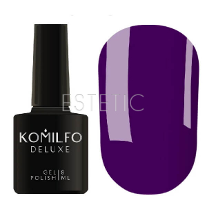 Гель-лак Komilfo Deluxe Series №D123 (сине-фиолетовый, эмаль), 8 мл