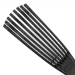 Фото 3 - VILINS 216119 Щітка віялова для укладання волосся (чорна)