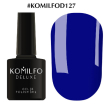 Гель-лак Komilfo Deluxe Series №D127 (королевський синій, емаль), 8 мл