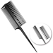 Фото 1 - VILINS 119183 Расческа–страйпер карбон для окрашивания волос с насадкой с узкими зубцами