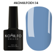 Гель-лак Komilfo Deluxe Series №D134 (темно-голубой, эмаль), 8 мл