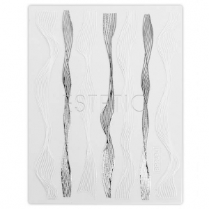 mART Стрічка гнучка павутинка біло-срібляста