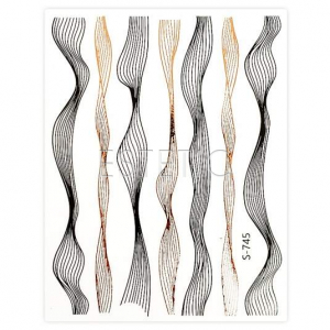 mART Стрічка гнучка павутинка чорний-рожеве золото