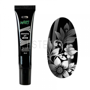 mART Stamping & Painting Gel №04 Silver - Гель-фарба для стемпінгу та малювання (срібло), 8 мл