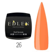 Edlen Professional French Rubber Base Summer Neon №026 - Камуфлююча база для гель-лаку (мандариновий, неоновий), 30 мл