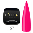 Edlen Professional French Rubber Base Summer Neon №027 - Камуфлирующая база для гель-лака (малиновый, неоновый), 30 мл