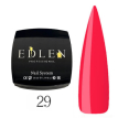 Edlen Professional French Rubber Base Summer Neon №029 - Камуфлирующая база для гель-лака (кораллово-красный, неоновый), 30 мл