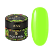 F.O.X Base Dofamin №001 - кольорова база для гель-лаку (салатовий неон), 10 мл