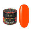 F.O.X Base Dofamin №004 - кольорова база для гель-лаку (червоний неон), 10 мл