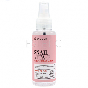 Enough Snail Vita-E Moisture Facial Mist - Увлажняющий мист для чувствительной кожи с муцином улитки, 100 мл