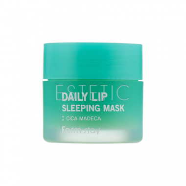 FarmStay Daily Lip Sleeping Mask Cica Madeca - Маска для губ нічна,зволожуюча з центелою азіатською, 3 г