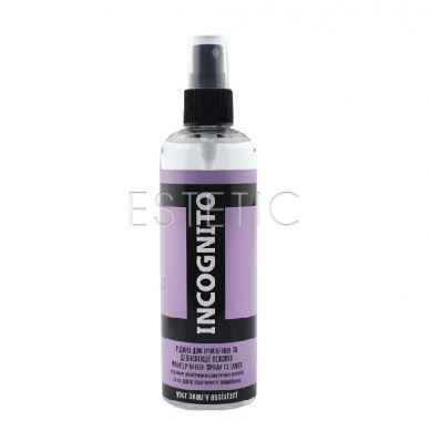 Jerden Proff Incognito MakeUp Brush Spray Cleaner - Жидкость для очистки и дезинфекции кистейдля макияжа, 150 мл