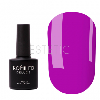 Komilfo Kaleidoscopic Base №002 - цветное базовое покрытие (фиолетовый, неон), 8 мл
