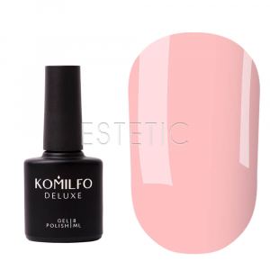 Komilfo No Wipe Milky Pink Top - Закрепитель для гель-лака без липкого слоя (молочно-розовый), 8 мл