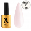 F.O.X Smart gel №001 - Рідкий гель для зміцнення нігтьової пластини (бежево-рожевий), 14  мл