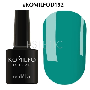Гель-лак Komilfo Deluxe Series №D152 (насыщенный бирюзовый, эмаль), 8 мл