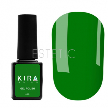 Гель-лак Kira Nails №179 (листяно-зелений, емаль) , 6 мл