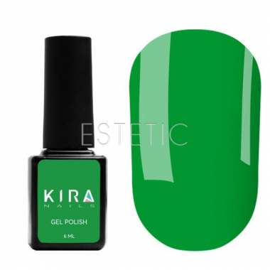 Гель-лак Kira Nails №180 (зеленая мята, эмаль), 6 мл