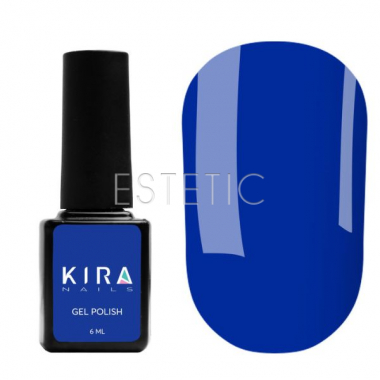 Гель-лак Kira Nails №189 (синий электрик, эмаль), 6 мл