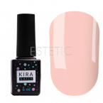 Kira Nails Color Base №001 - камуфлирующая база (розовый нюд), 6 мл