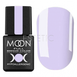 Гель-лак MOON FULL Breeze Color №412 (бледно-сиреневый, эмаль), 8 мл