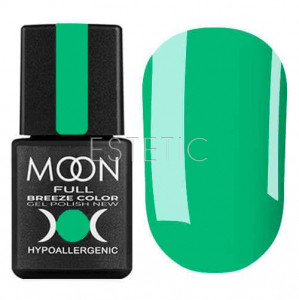 Гель-лак MOON FULL Breeze color №422 (изумрудный, эмаль), 8 мл