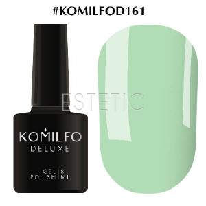 Гель-лак Komilfo Deluxe Series №D161 (бірюзово-м'ятний, емаль), 8 мл