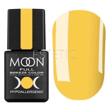 Гель-лак MOON FULL Breeze color №441 (горчичный желтый, эмаль), 8 мл