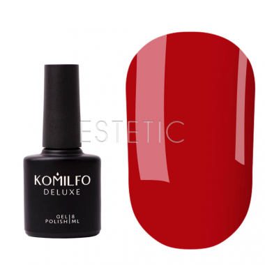 Komilfo Color Base Confident Red - цветное базовое покрытие (классический красный), 8 мл