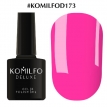 Гель-лак Komilfo Deluxe Series №D173 (яркий, насыщенный розовый, неоновый, эмаль), 8 мл