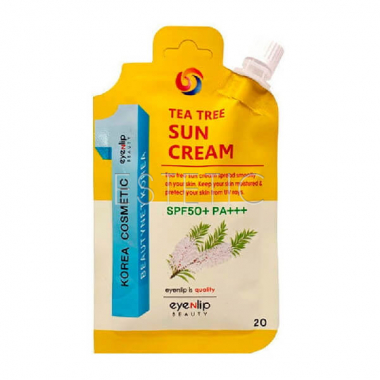 Eyenlip Tea Tree Sun Cream SPF50 - Солнцезащитный крем с экстрактом чайного дерева, 20 г