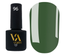 Гель-лак Valeri №096 (темно-зеленый, эмаль), 6 мл