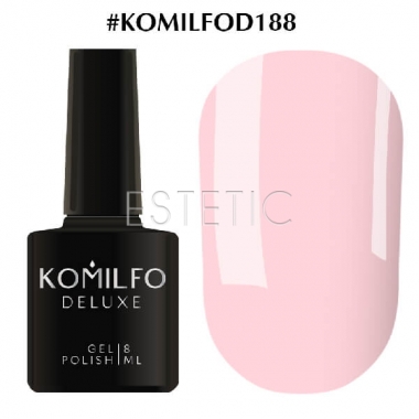 Гель-лак Komilfo Deluxe Series №D188 (пастельный, светло-розово-лиловый, эмаль), 8 мл
