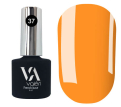 Valeri French Base Neon №037 - кольорова база для гель-лаку (неоновий апельсин),  6 мл