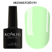 Гель-лак Komilfo Deluxe Series №D191 (світло-зелений, зелена м'ята, емаль), 8 мл