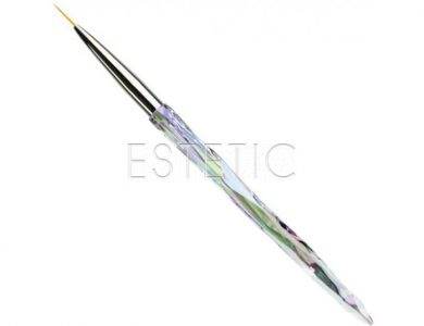 Кисть для рисования и френча mART Лайнер, 10 мм (с ручкой жемчуг)