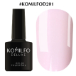 Гель-лак Komilfo Deluxe Series №D201 (світло-рожевий, з шимером, для френча), 8 мл