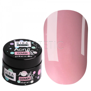 Kira Nails Acryl Gel Cover - Акрил-гель (приглушенный розовый), 15 г